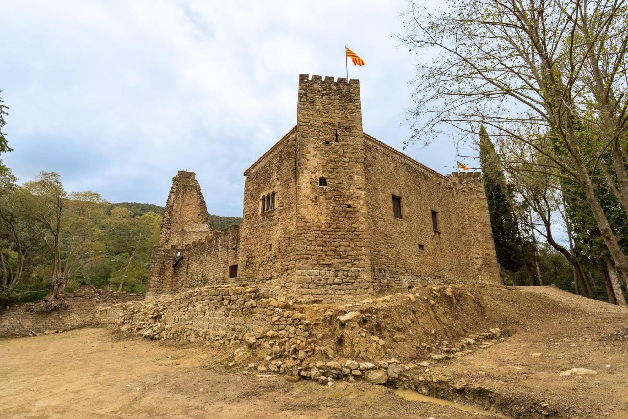 Castell In Girona Villa Sant Miquel de Campmajor Exteriör bild