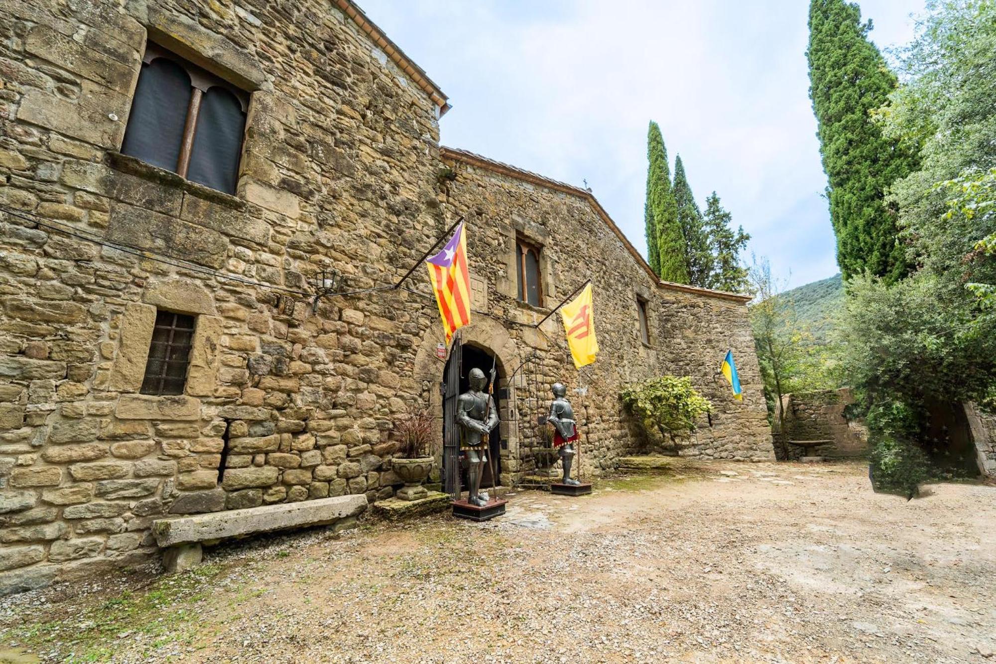 Castell In Girona Villa Sant Miquel de Campmajor Exteriör bild