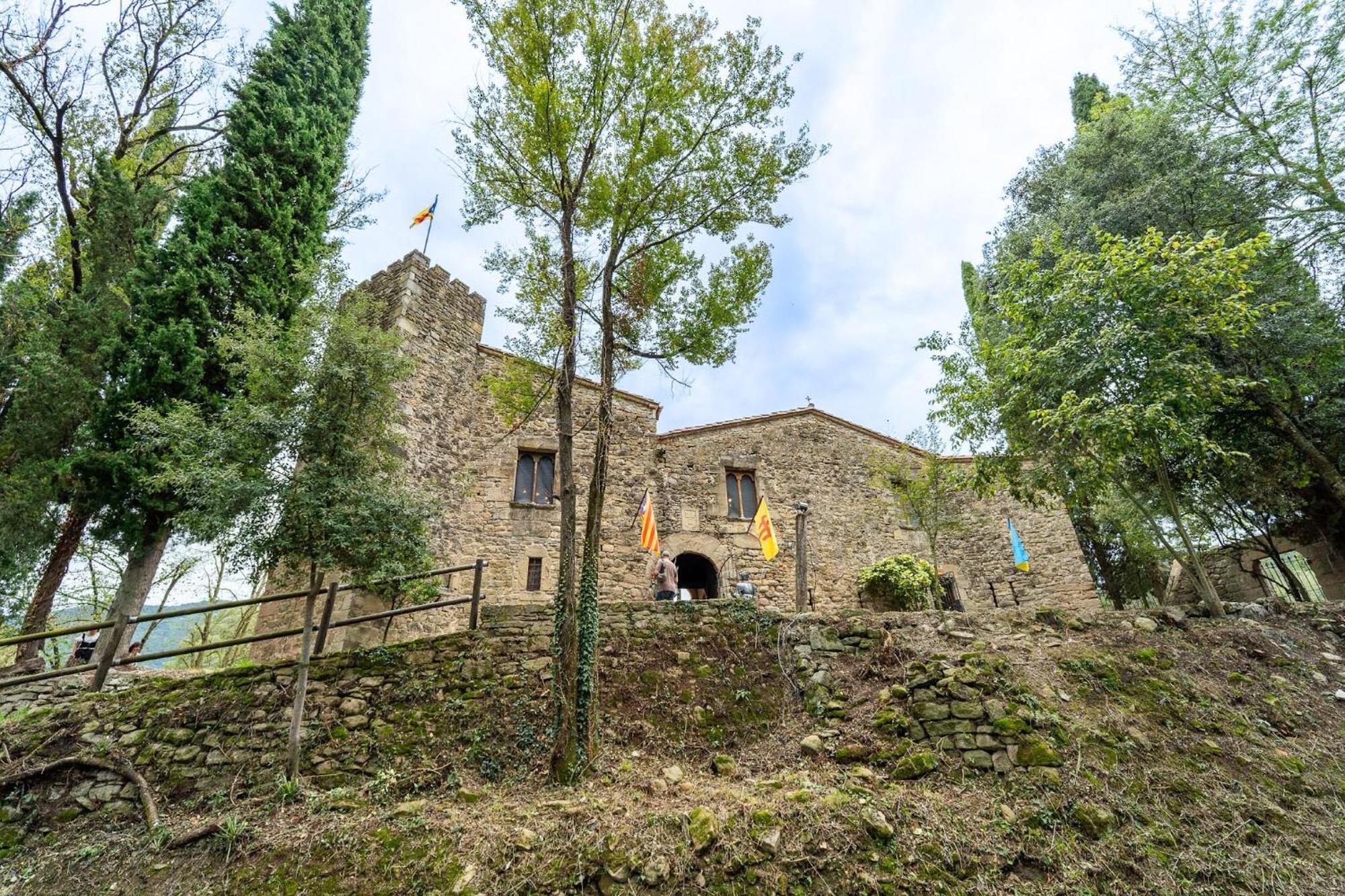 Castell In Girona Villa Sant Miquel de Campmajor Exteriör bild
