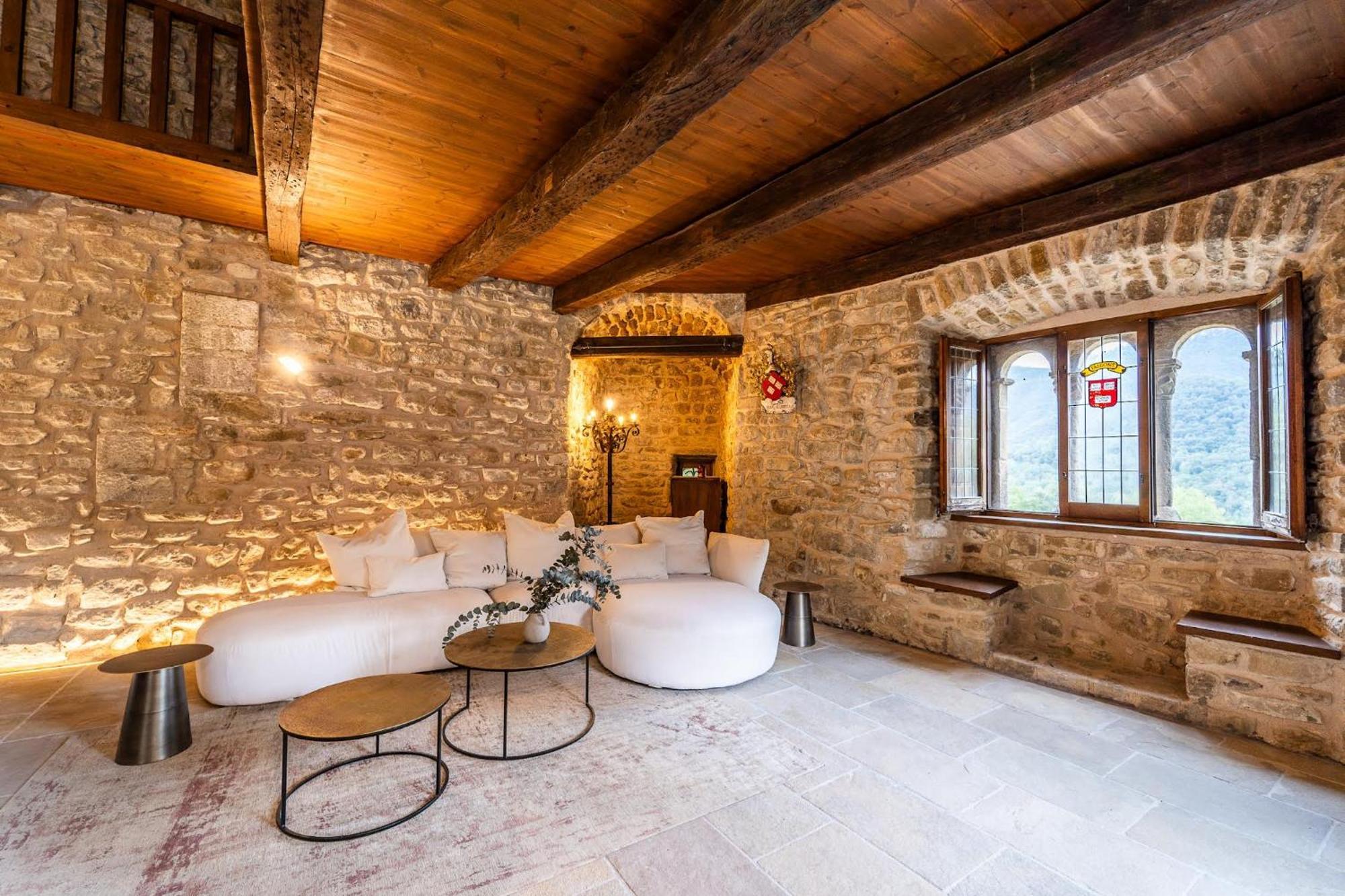 Castell In Girona Villa Sant Miquel de Campmajor Exteriör bild