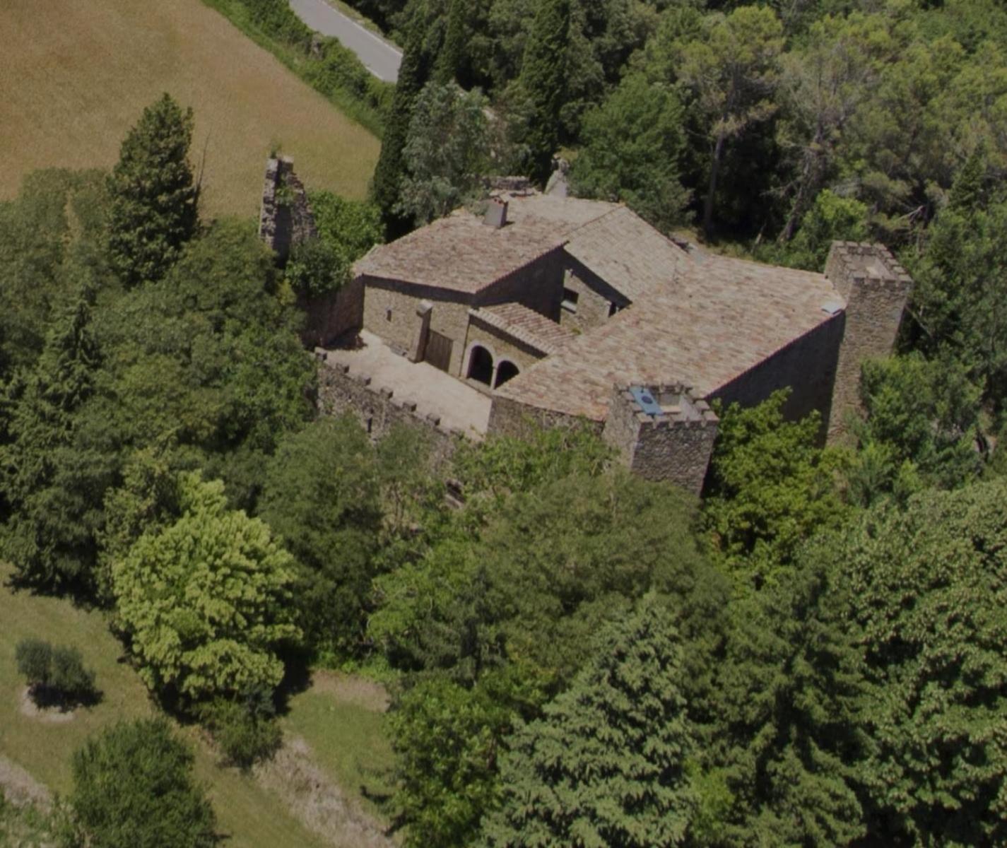 Castell In Girona Villa Sant Miquel de Campmajor Exteriör bild